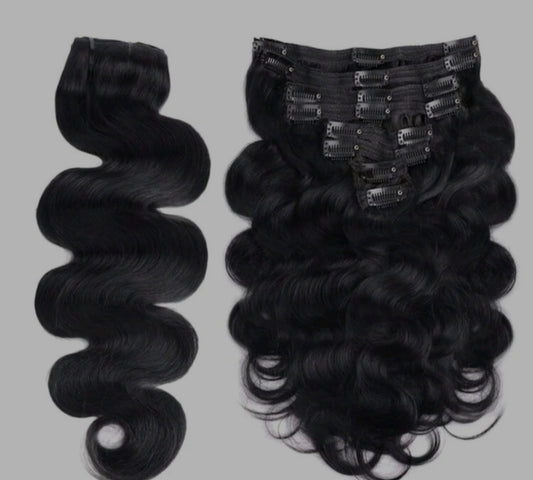 Body Wave Clip in Hair Extensions