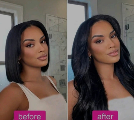 Black Body Wave Clip In Extensions